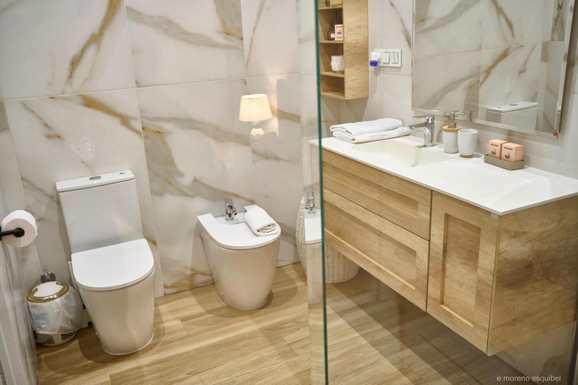 Apartamento Nuevo Lujoso Suites Centro Bilbao Wifi ,Parking Gratis ภายนอก รูปภาพ