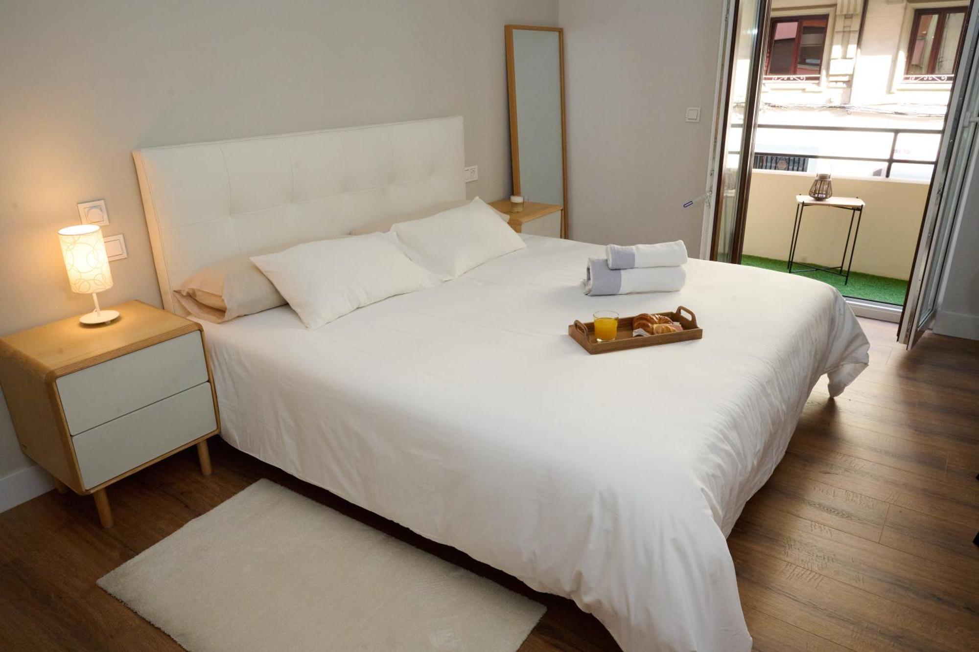 Apartamento Nuevo Lujoso Suites Centro Bilbao Wifi ,Parking Gratis ภายนอก รูปภาพ